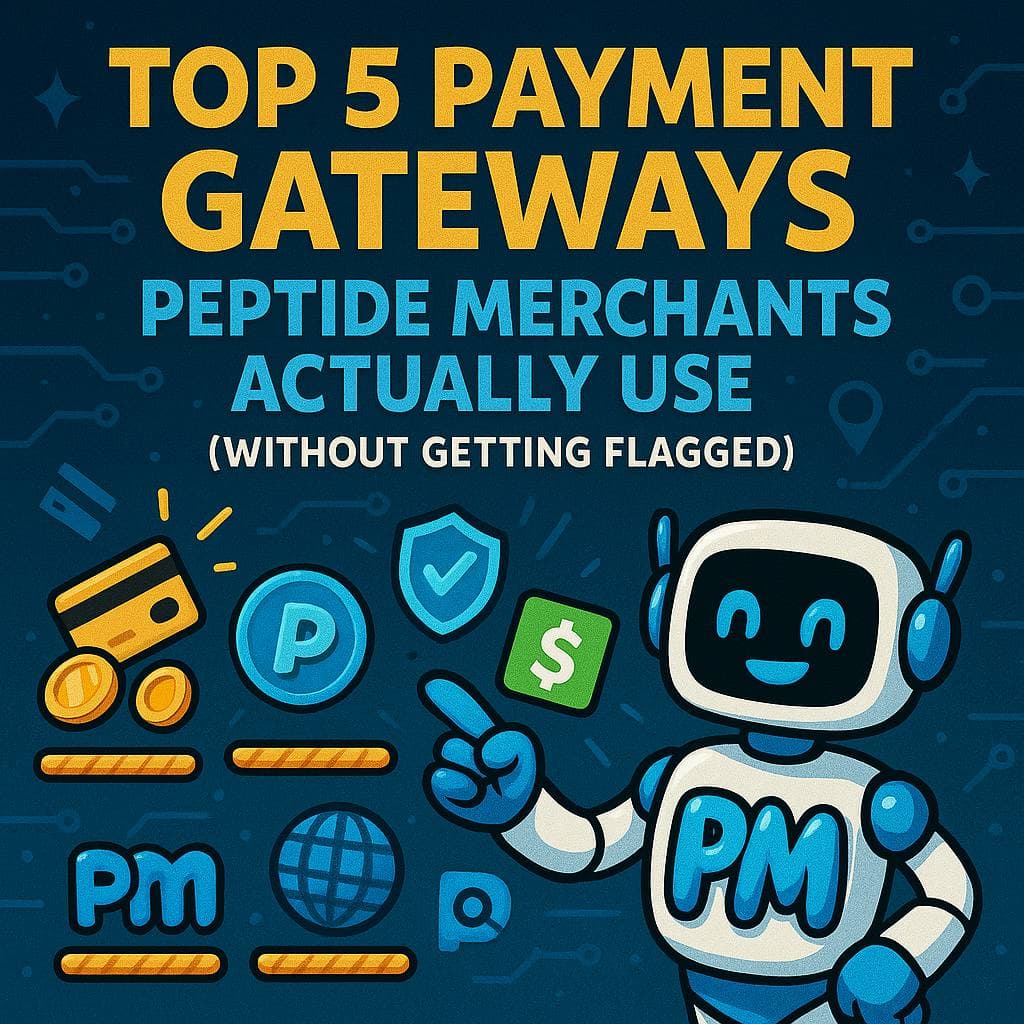 Top 5 Payment Gateways Peptide Merchants Actually Use (Without Getting Flagged)