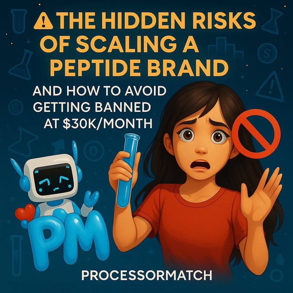 The Hidden Risks of Scaling a Peptide Brand and How to Avoid Getting Banned at $30K/Month